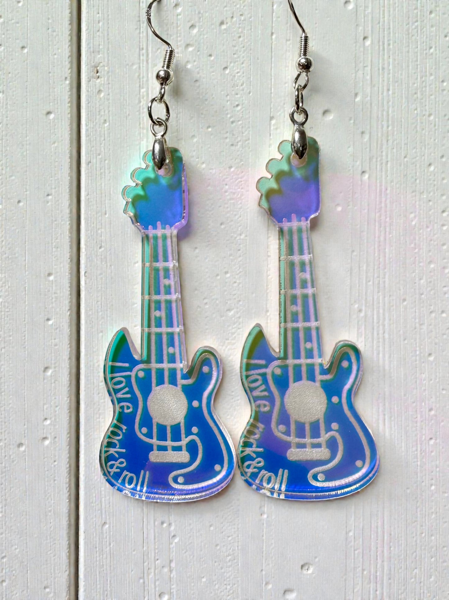 I Love Rock and Roll Earrings