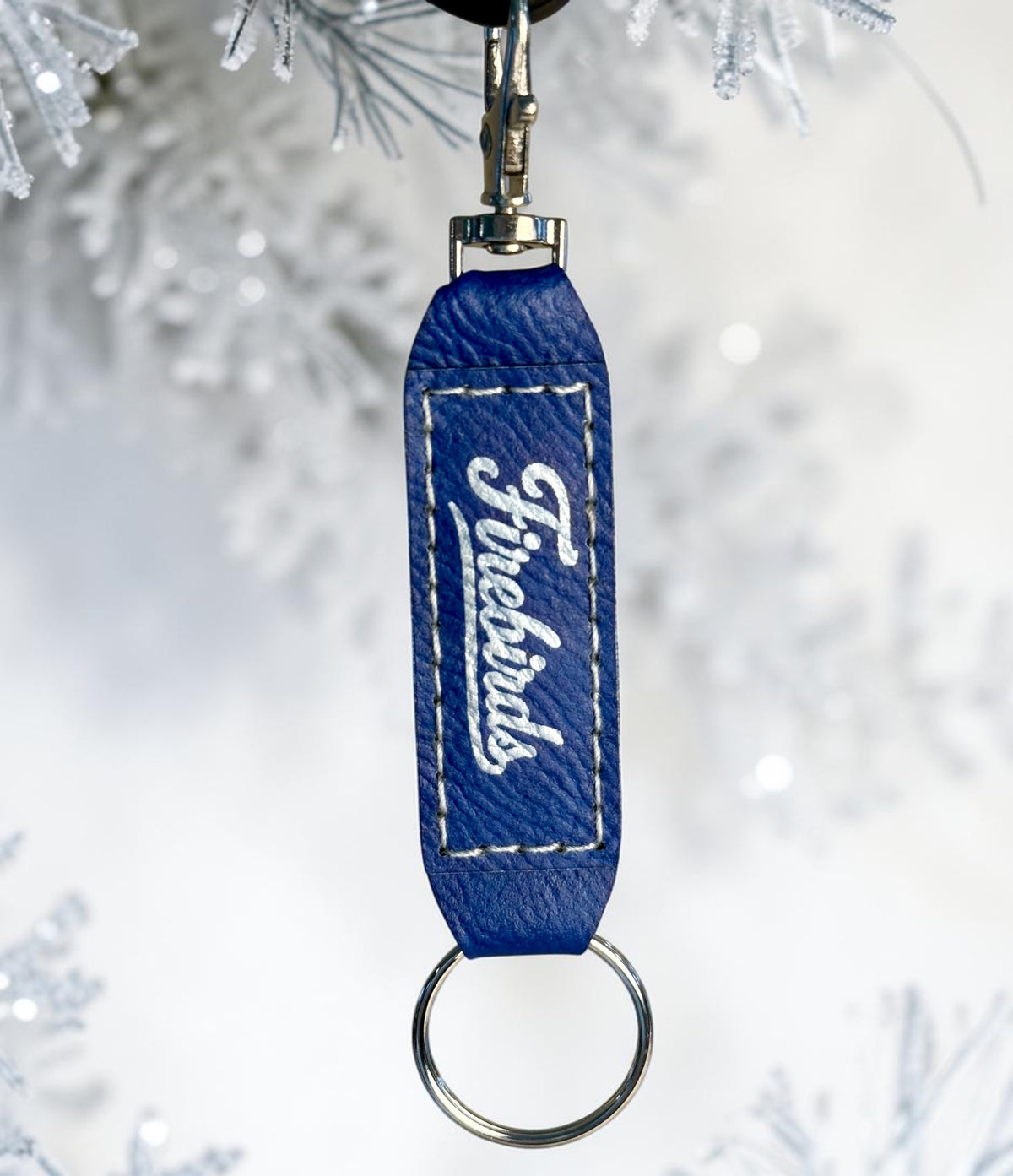 Leatherette Firebirds Keychain