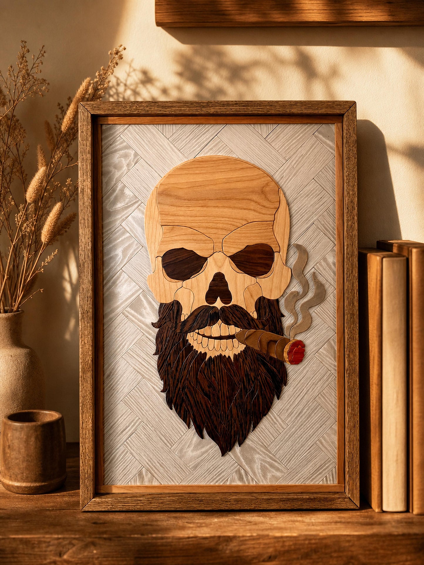 Skull with Cigar