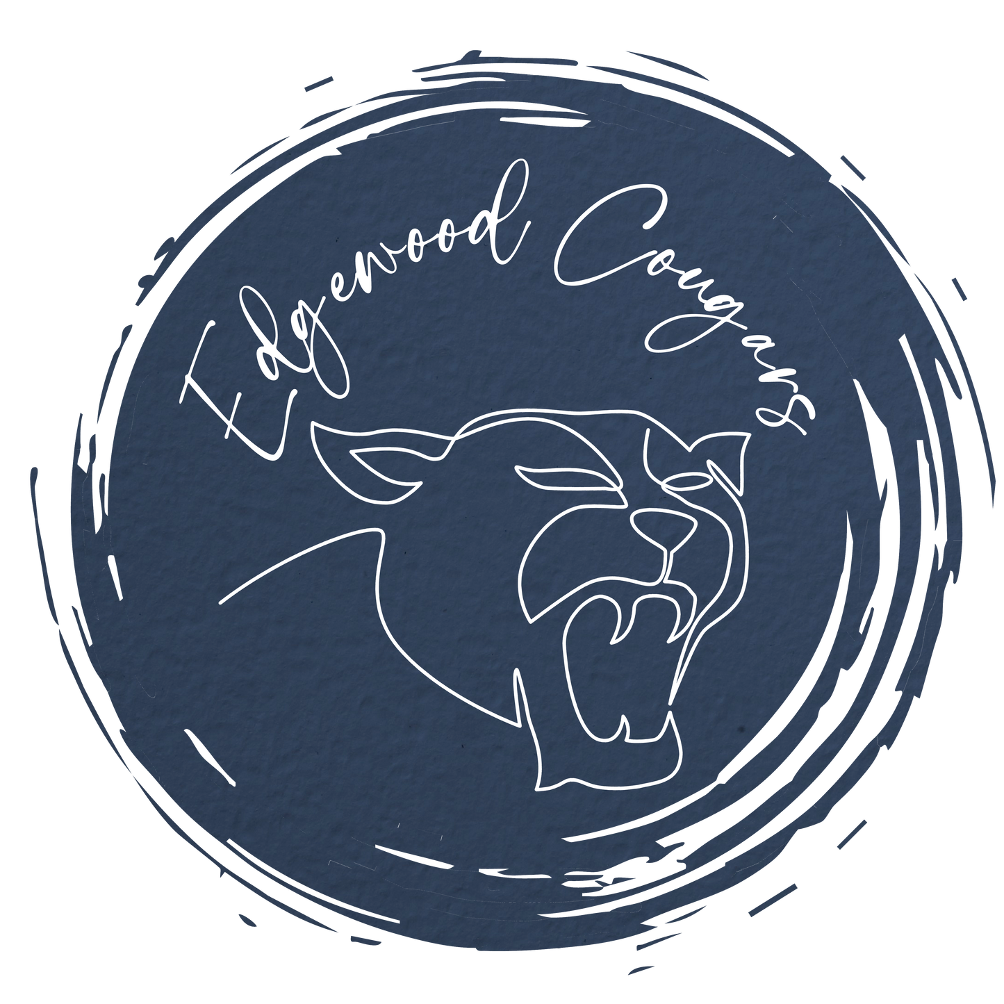 Edgewood Cougars UV Sticker