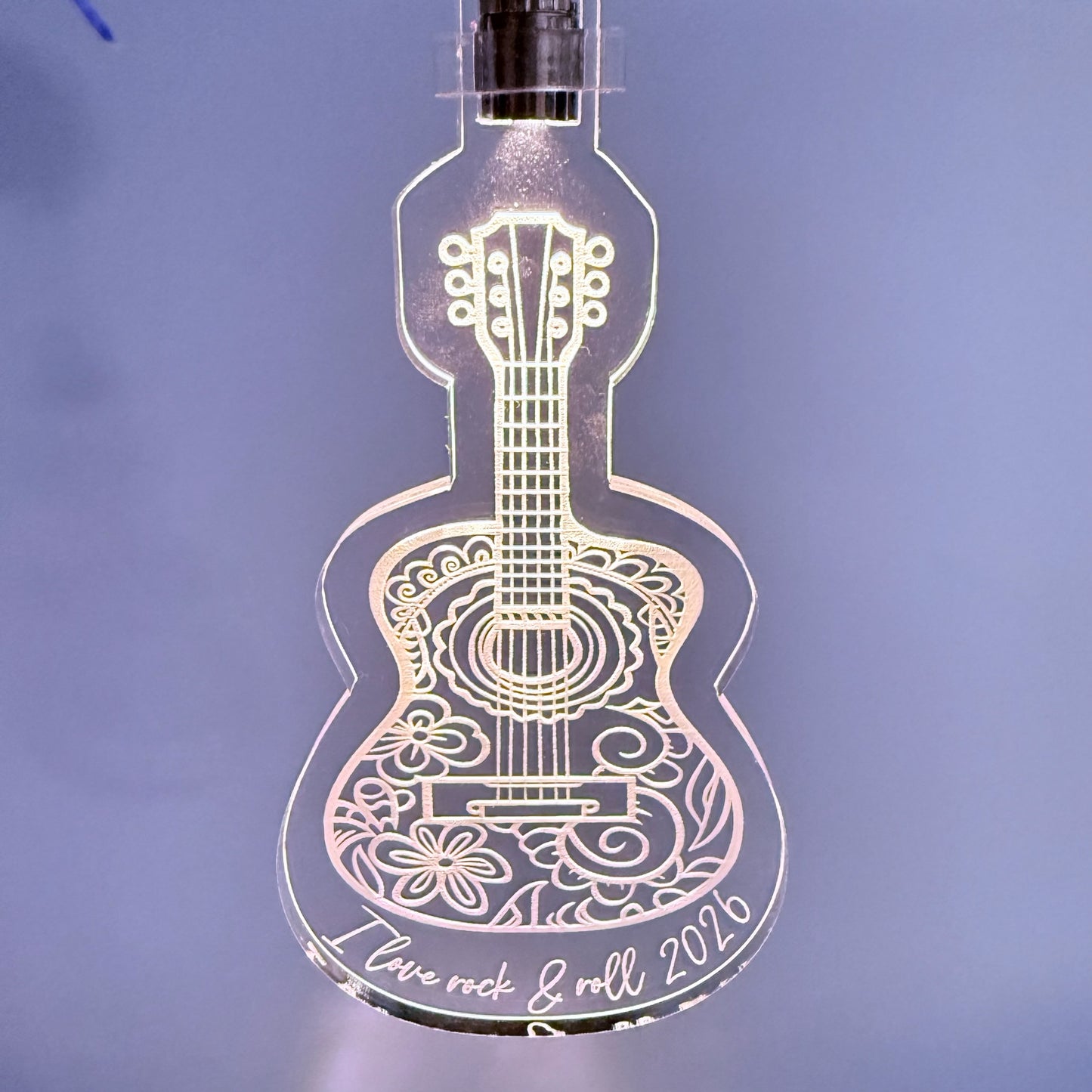 I Love Rock and Roll Ornament