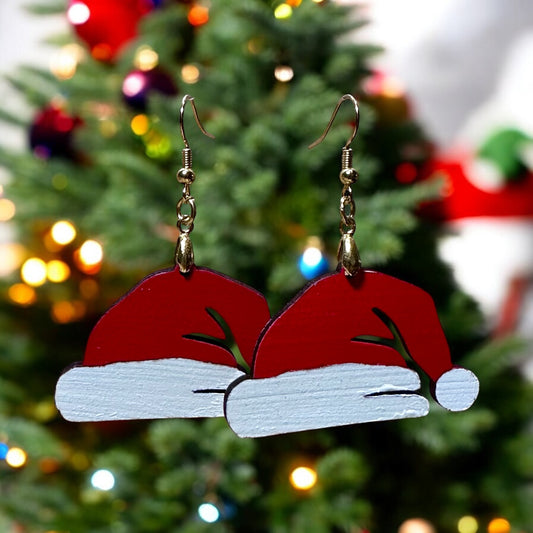 Santa Hat Earrings