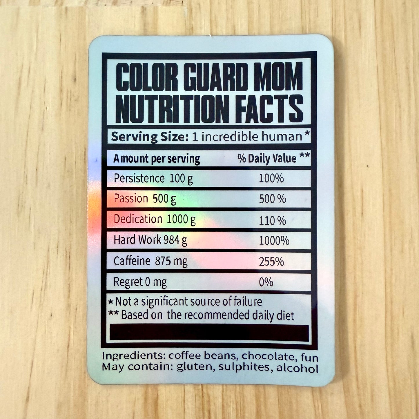 Color Guard Mom Stickers