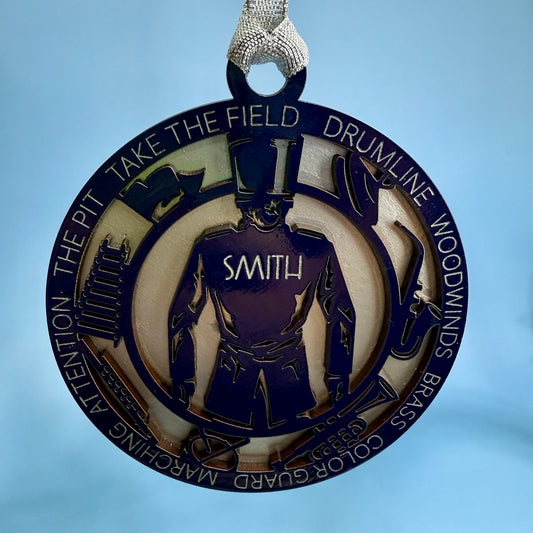 Wooden Band Cutout Ornament