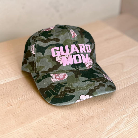 Floral Camo Hat with Custom Saying