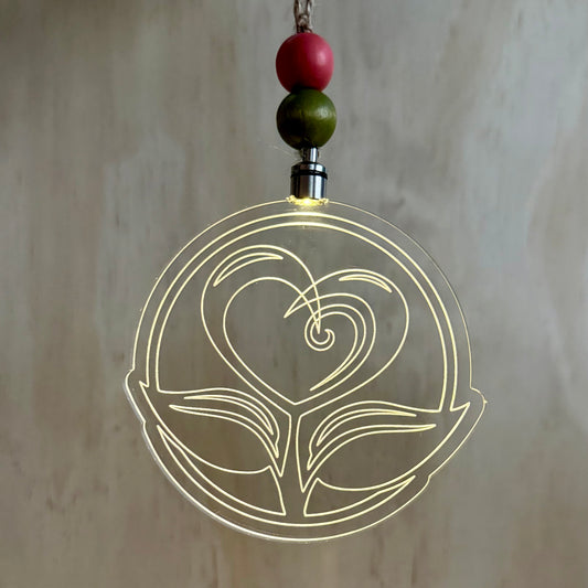Acrylic Lighted Ornament