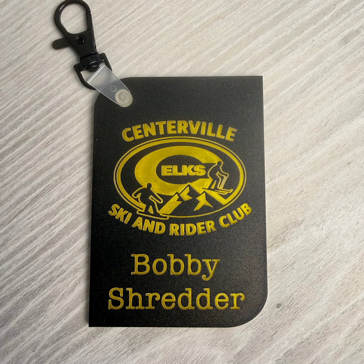 Ski Club Bag Tag