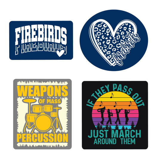 Marching Band Stickers