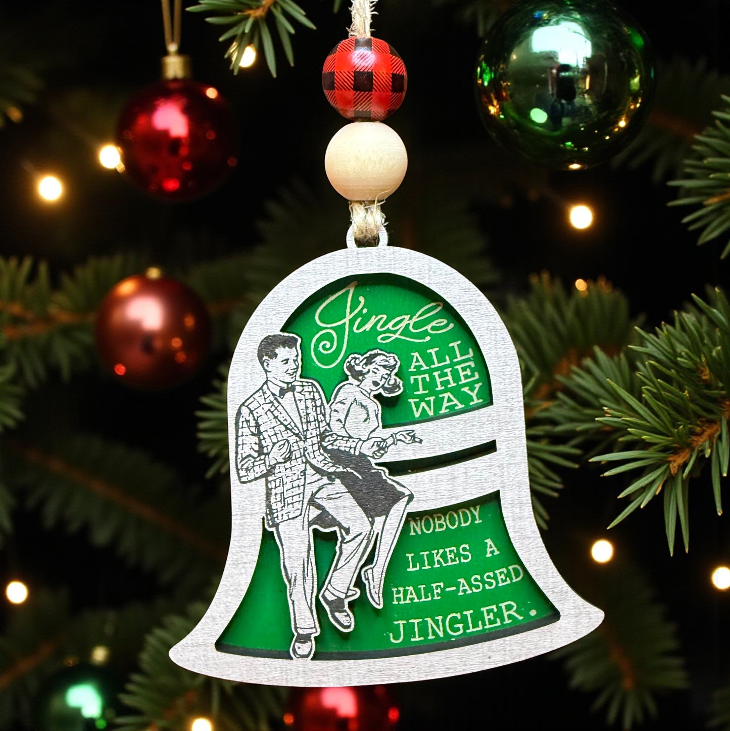 Jingle All the Way Ornament
