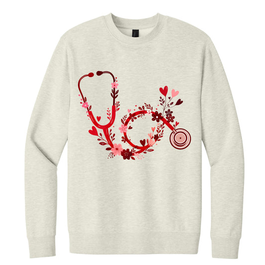 Heart Stethoscope Sweatshirt