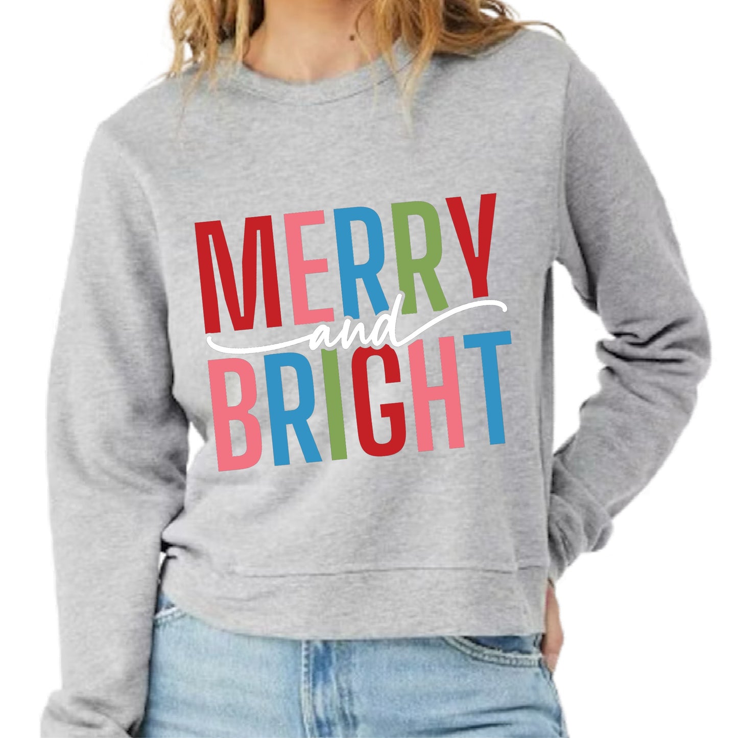 Merry & Bright Pullover Sweatshirt