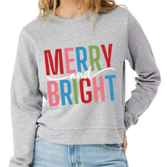 Merry & Bright Pullover Sweatshirt