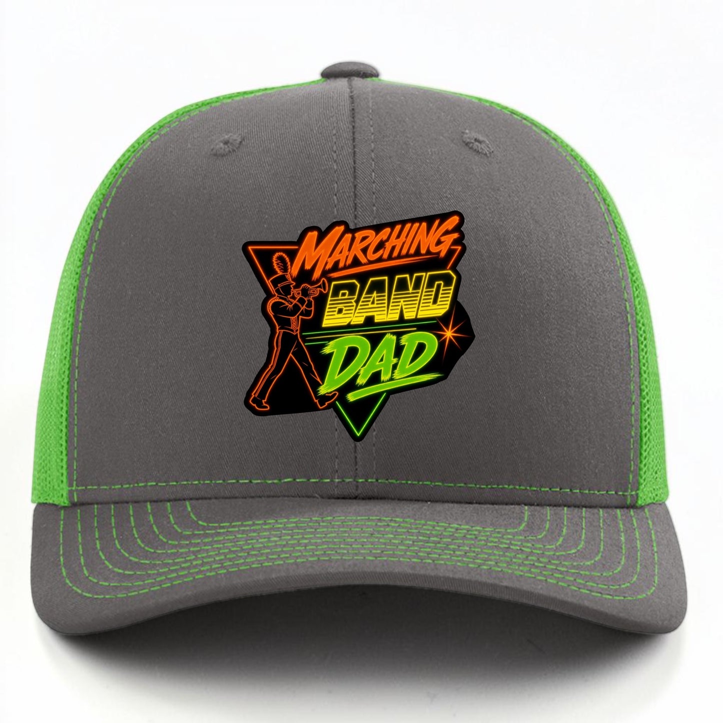Neon Marching Band Dad Hat