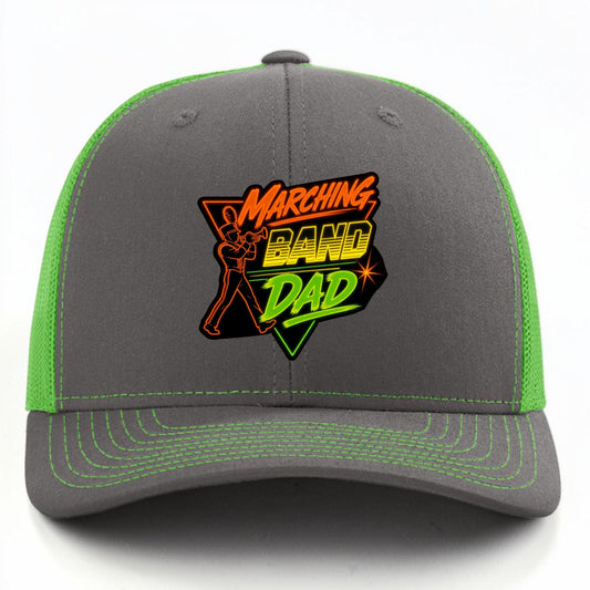 Neon Marching Band Dad Hat