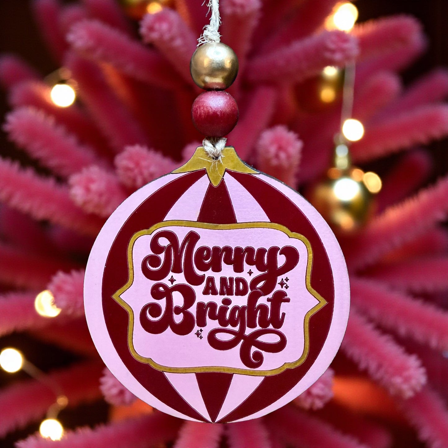 Merry and Bright Ornament