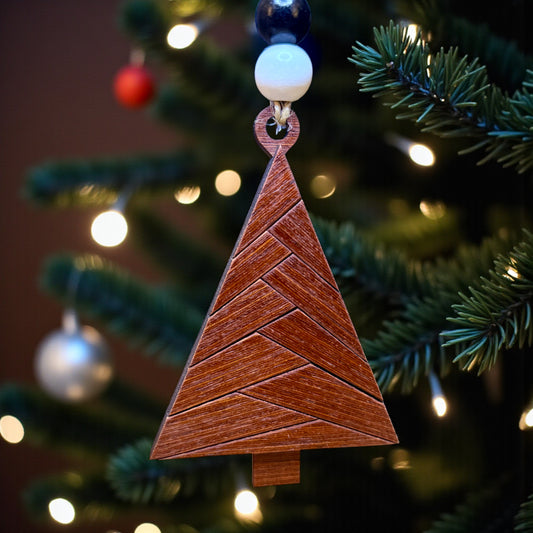Wooden Christmas Tree Ornament