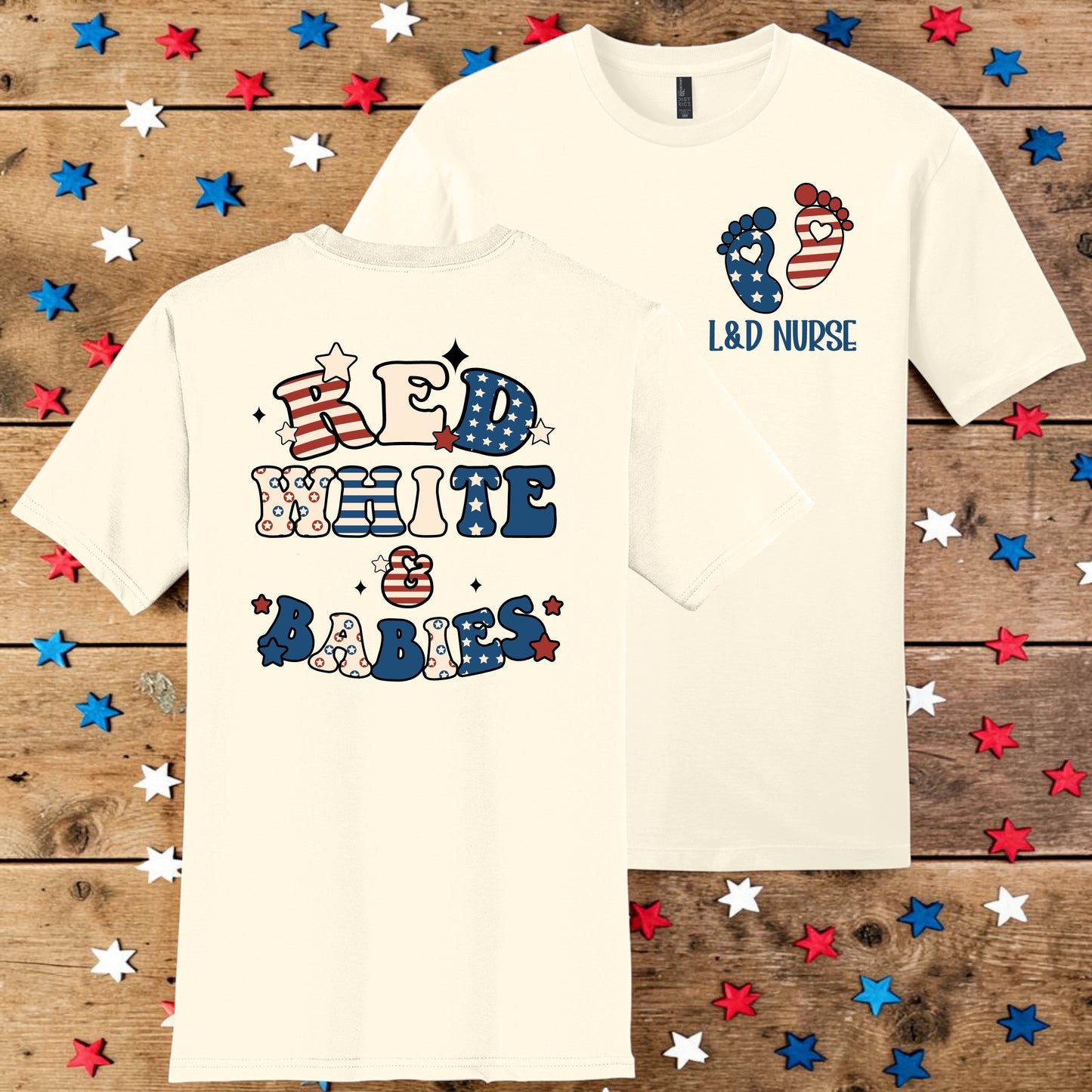Red, White & Babies Tee