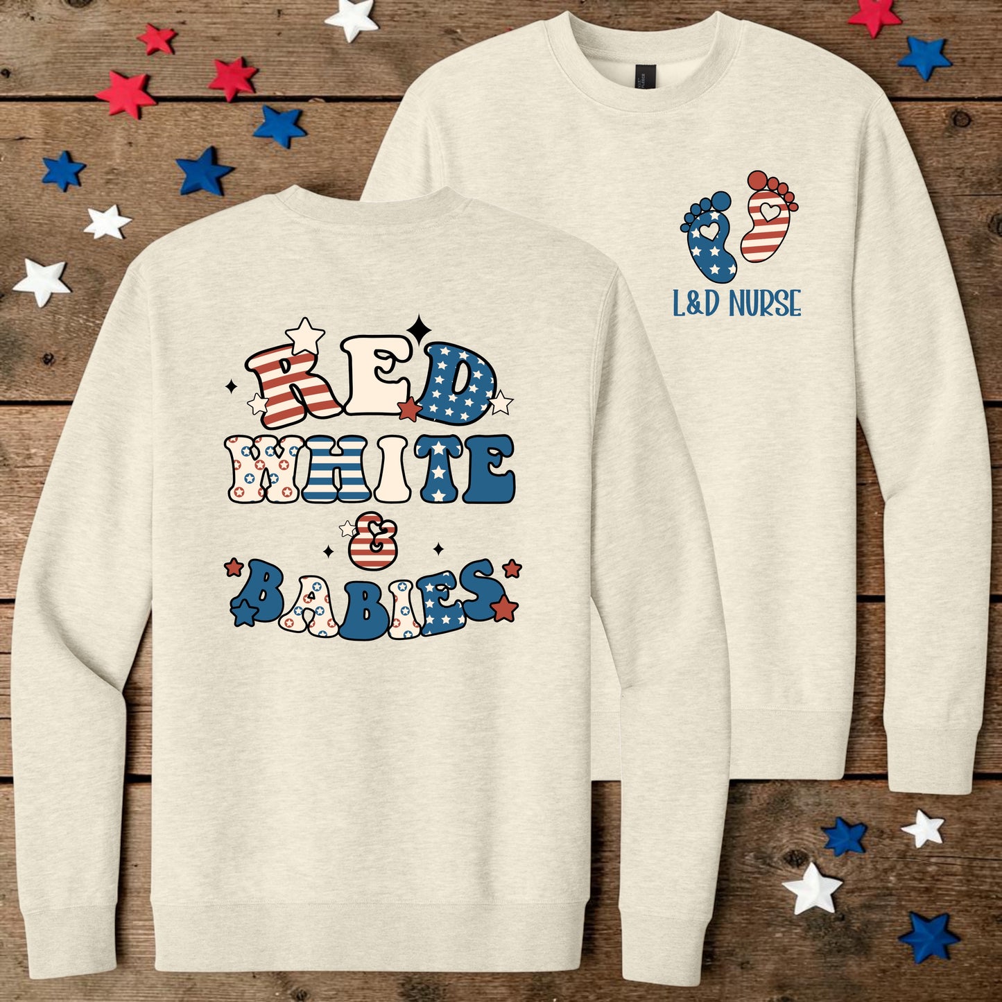Red, White & Babies Sweatshirt