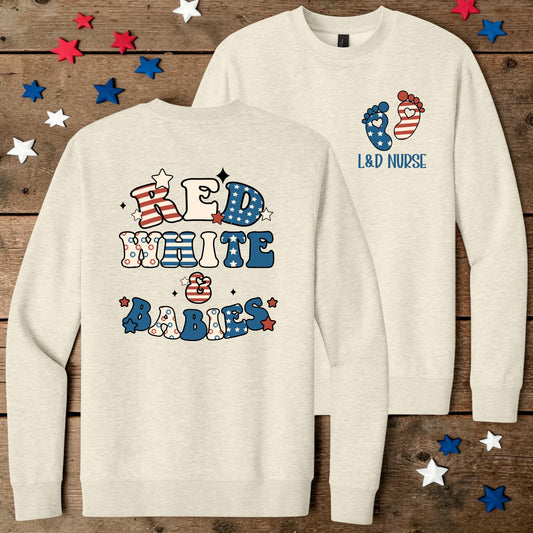 Red, White & Babies Sweatshirt